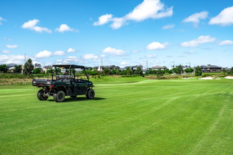 Buggy on golf course